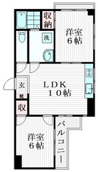 マンション・ザ佳苑の物件間取画像